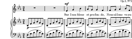 Les matelots 乐谱预览