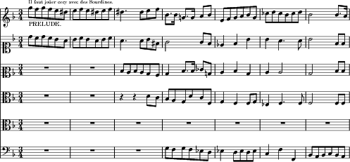 Acte II, Scene III from Armide 乐谱预览