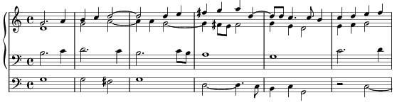 Praeambulum no.13 in G 乐谱预览