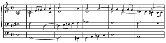 Praeambulum no.3 in d 乐谱预览