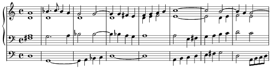 Praeambulum no.4 in d 乐谱预览