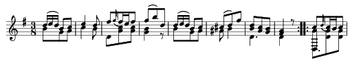 Six divertissements pour la guitare, n°2 Waltz 乐谱预览