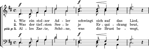 Das Lied 乐谱预览